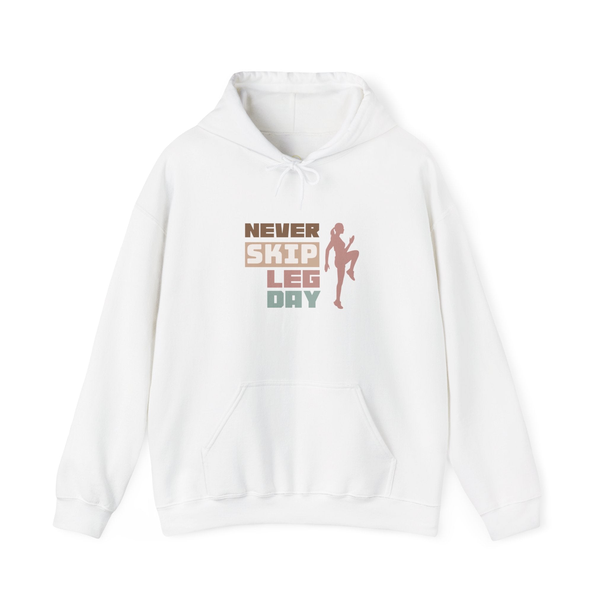 Never Skip Leg Day – Kadın Kapüşonlu Sweatshirt