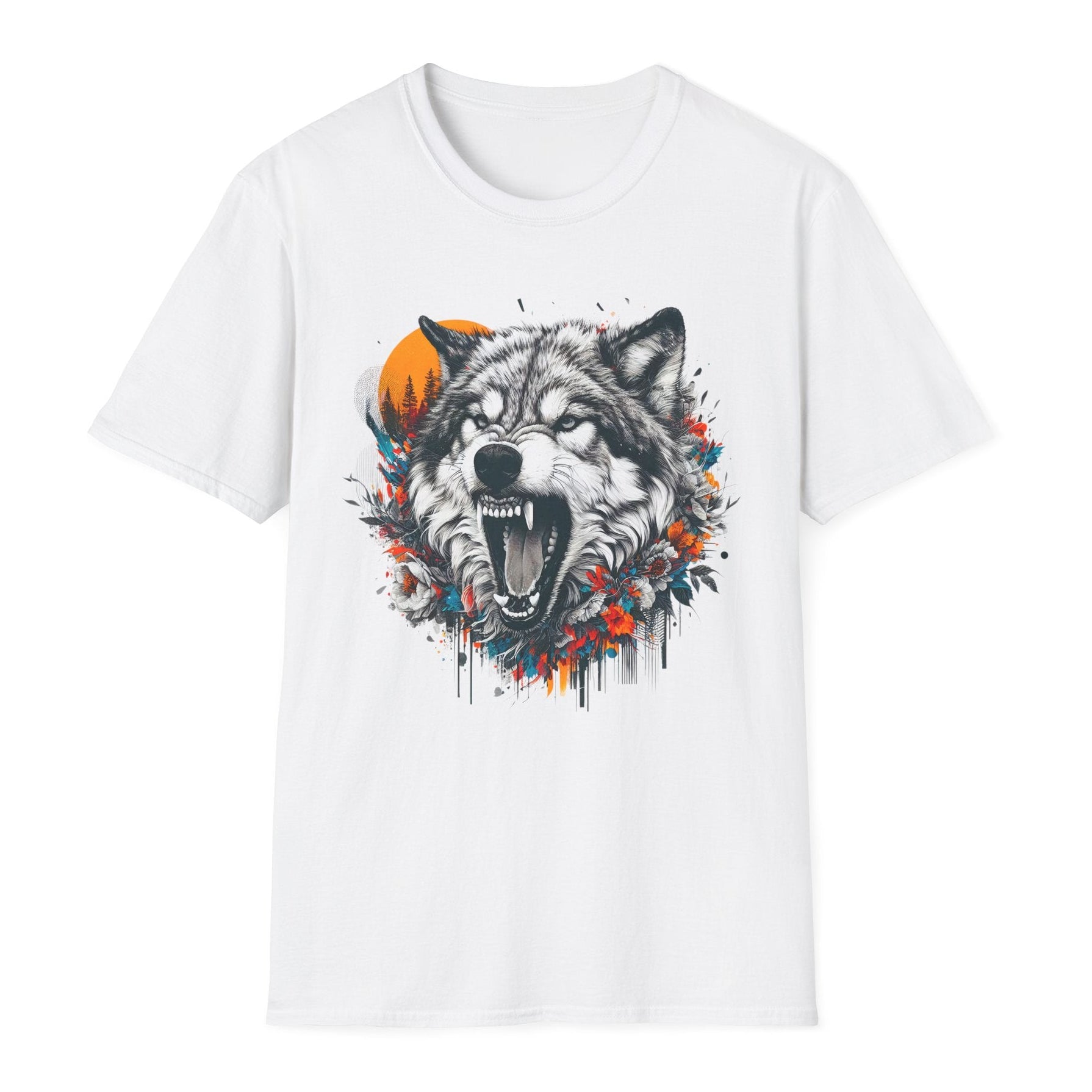 Wild Spirit Wolf Kadın Straight Fit Tişört