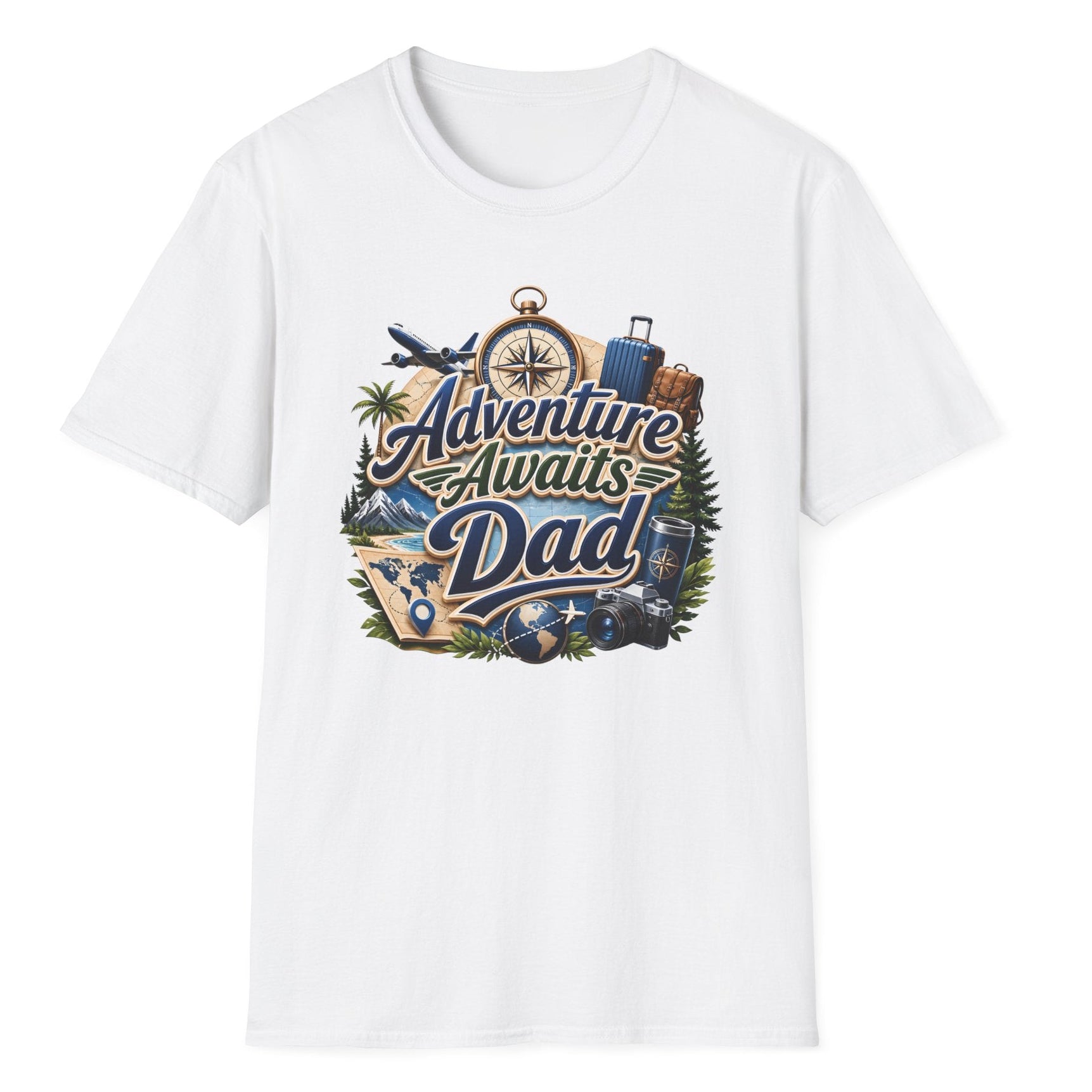 Adventure Awaits Dad Erkek Regular Fit Tişört