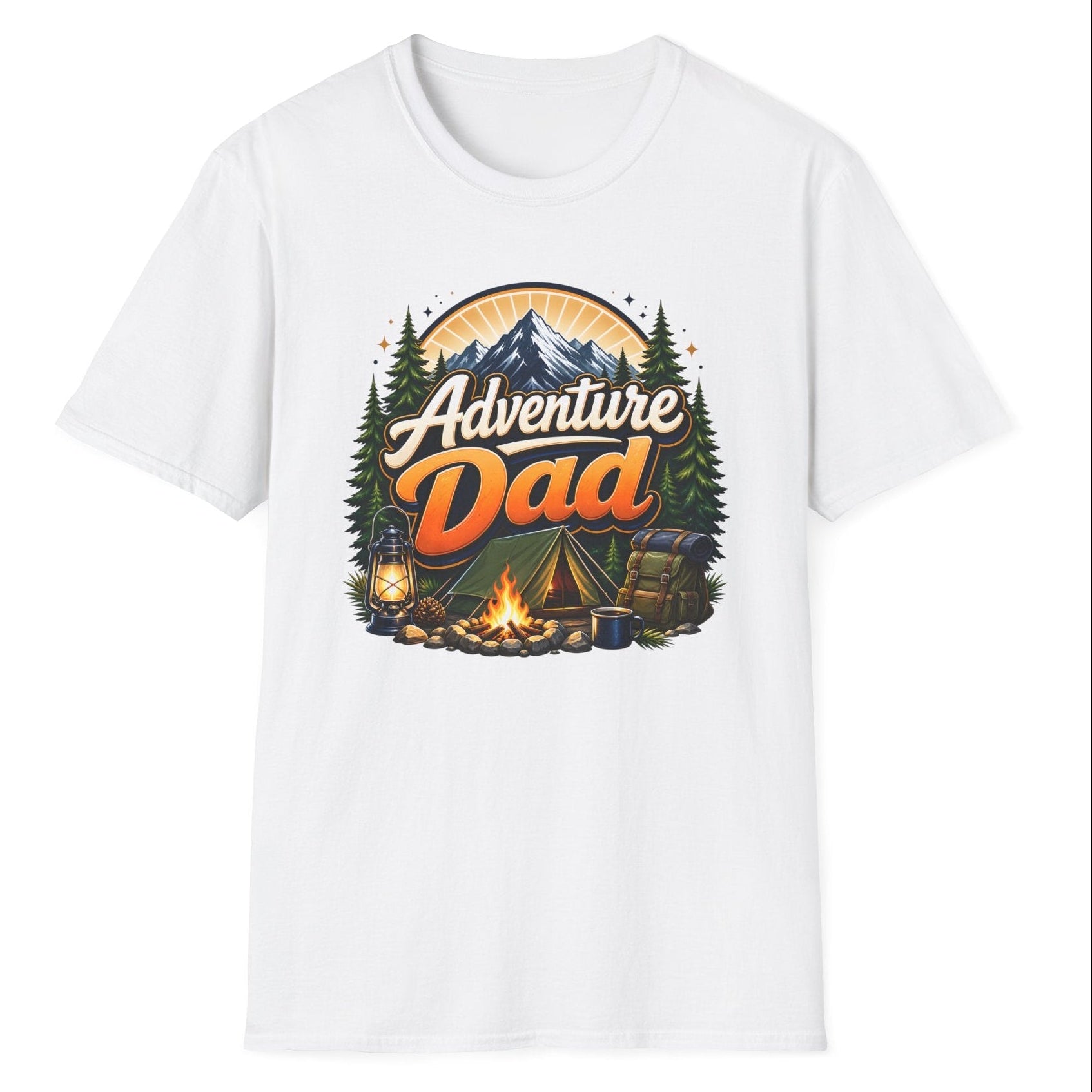 Adventure Dad Regular Fit Erkek Tişört – Maceracı Ruhlu Babalar İçin