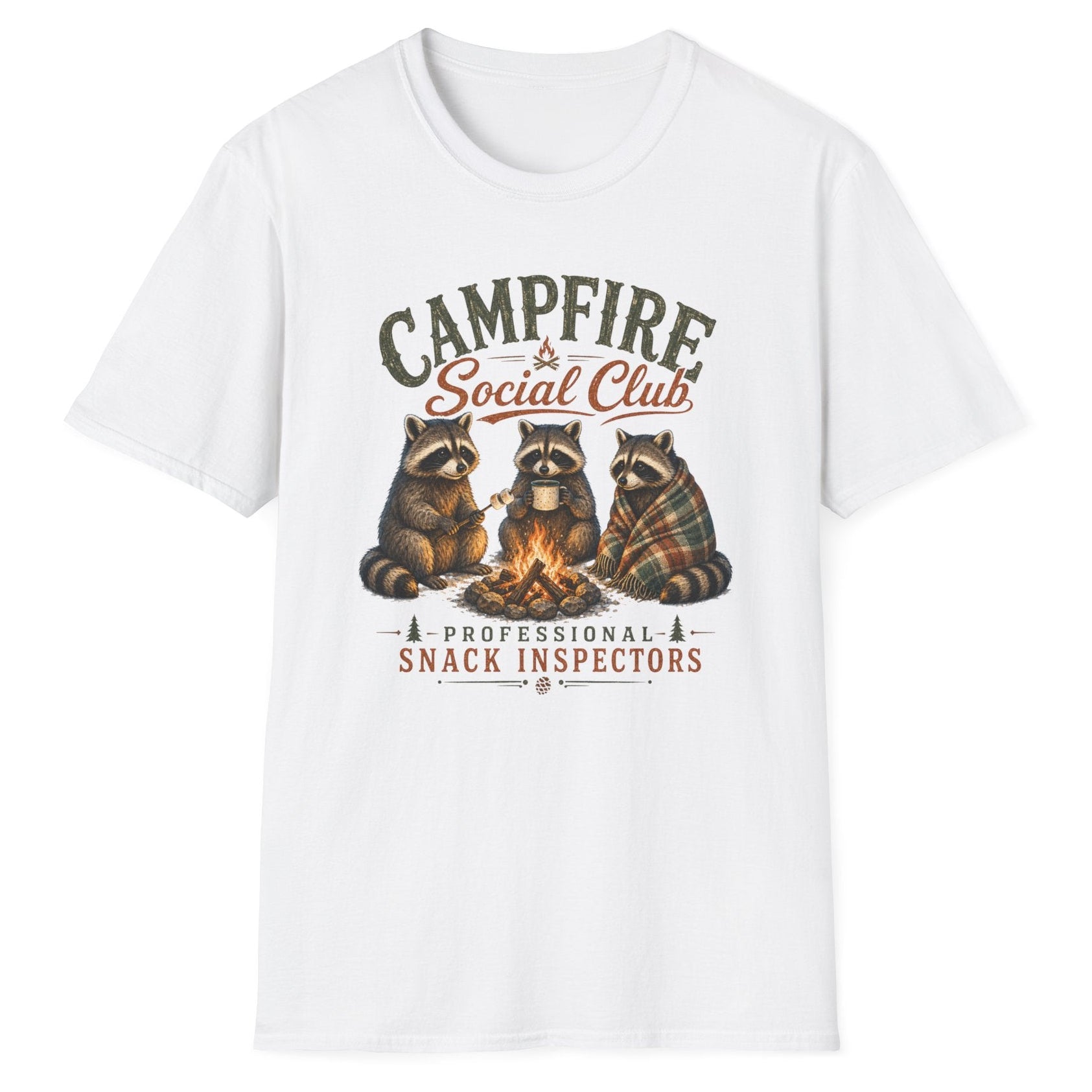 Campfire Social Club Baskılı Straight Fit Unisex Tişört