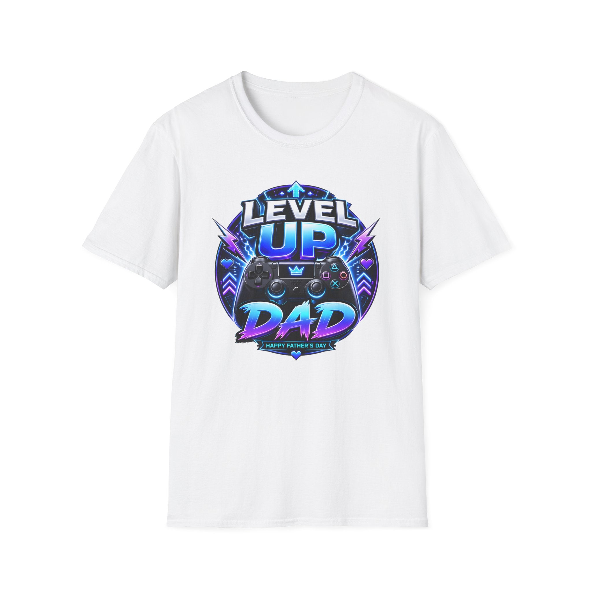 Level Up Dad Regular Fit Erkek Tişört – Oyunun Gerçek Kahramanı
