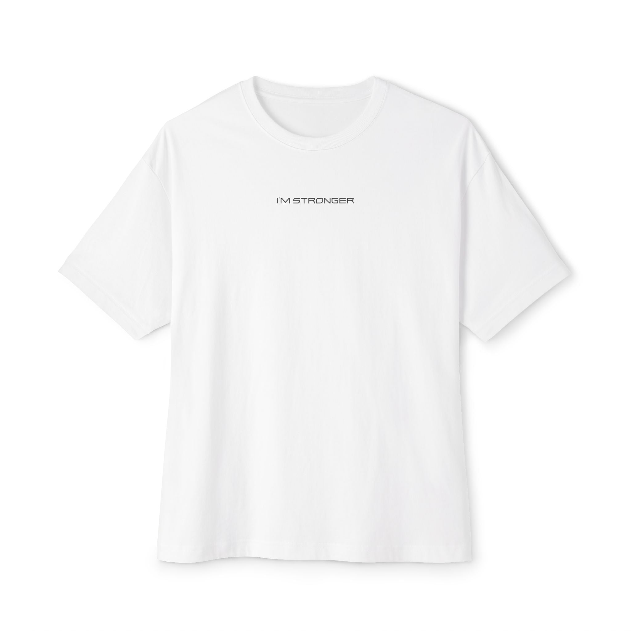 I’m Stronger Graphic Oversize Kadın Tişört – Anime Streetwear Tasarım