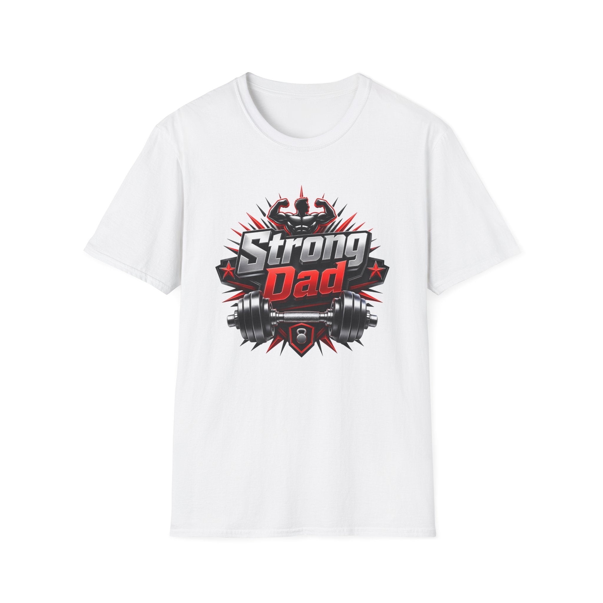 Strong Dad Regular Fit Erkek Tişört – Gücün ve Kararlılığın Simgesi