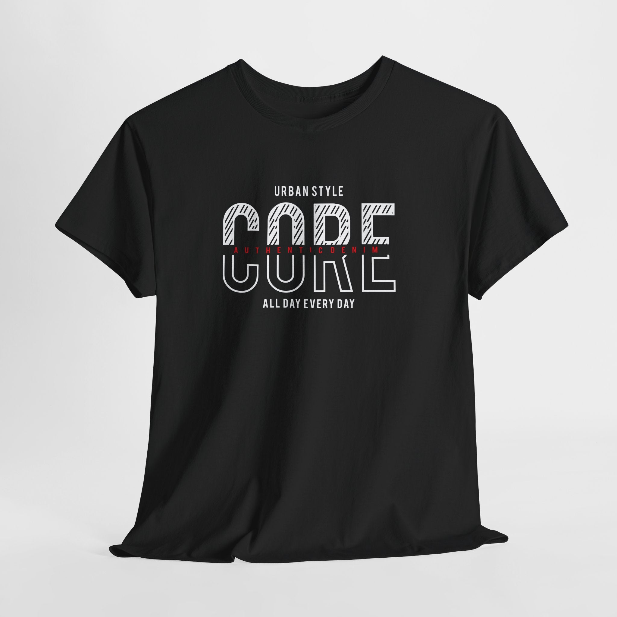 Code Core Urban Style Regular Fit Erkek Tişört – Modern Grafik Tasarımlı Streetwear Tişört