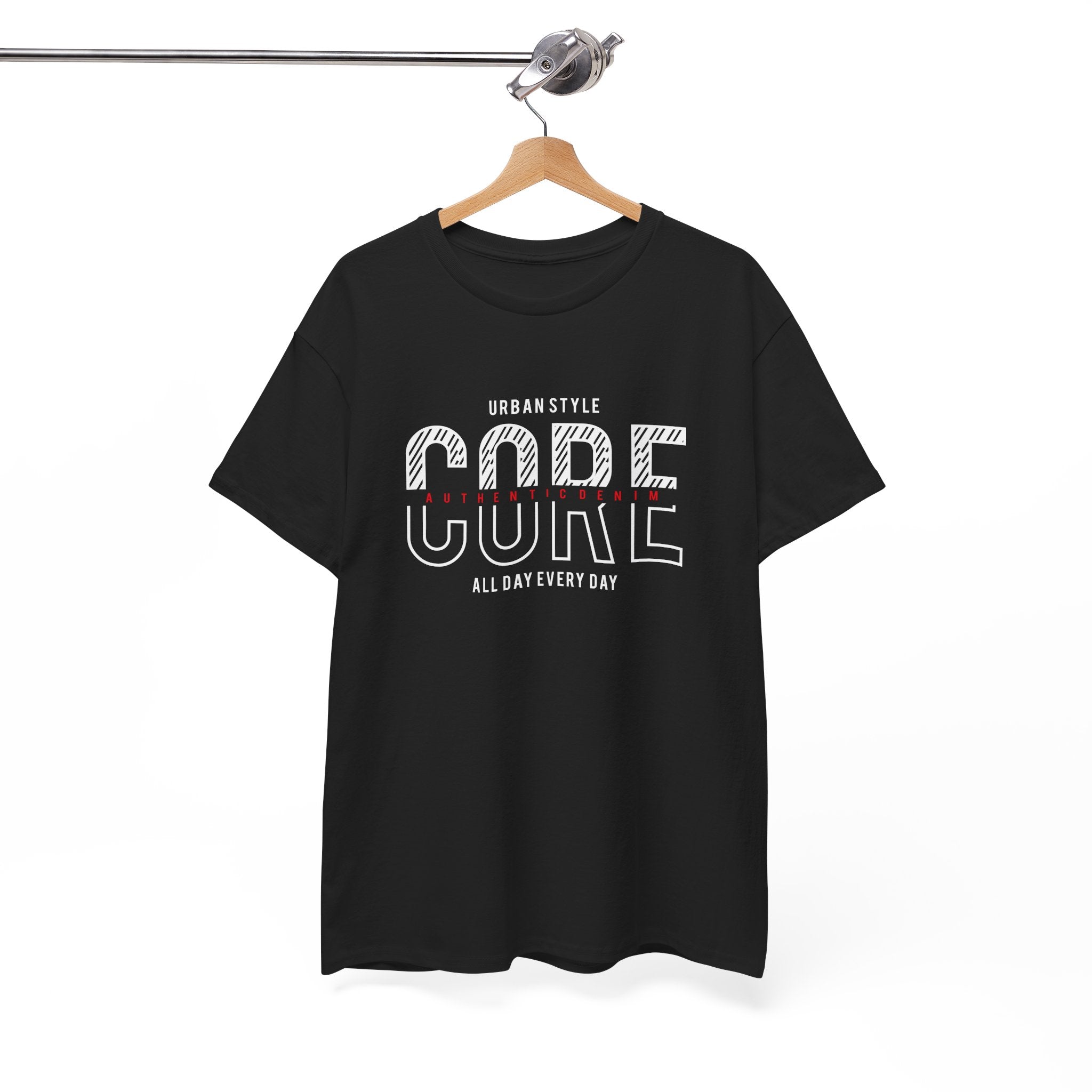 Code Core Urban Style Regular Fit Erkek Tişört – Modern Grafik Tasarımlı Streetwear Tişört