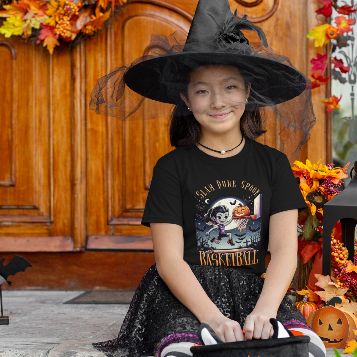 Spooky Play – Halloween Spor Serisi Çocuk Unisex Basic Tişört