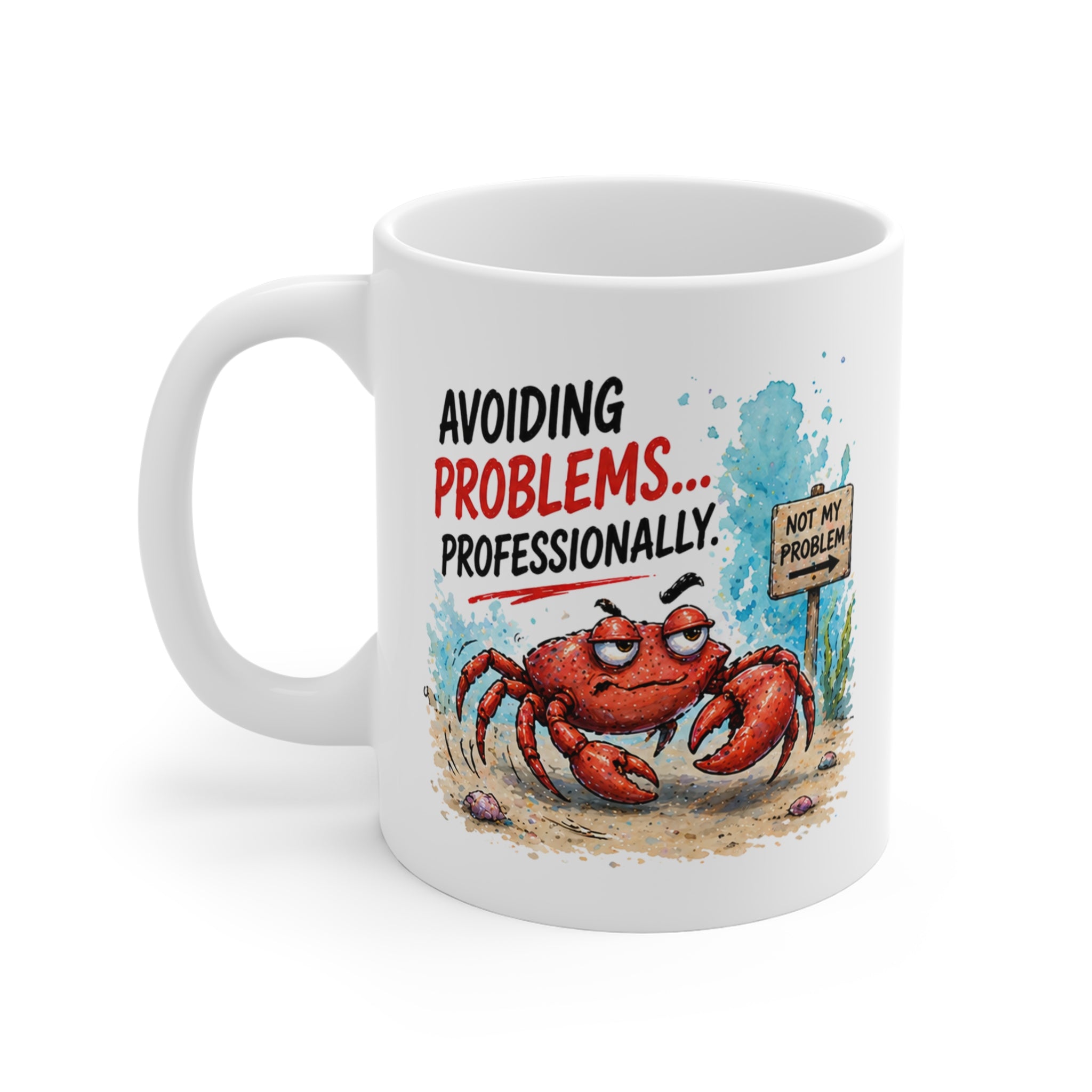 Avoiding Problems Professionally Yengeç Tasarımlı Porselen Kupa