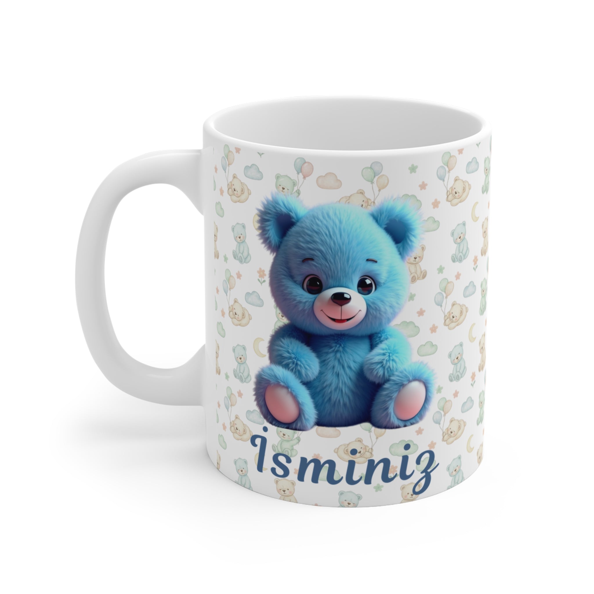 Kişiye Özel Sevimli Ayıcık Kupa – İsimli Çocuk Kupası