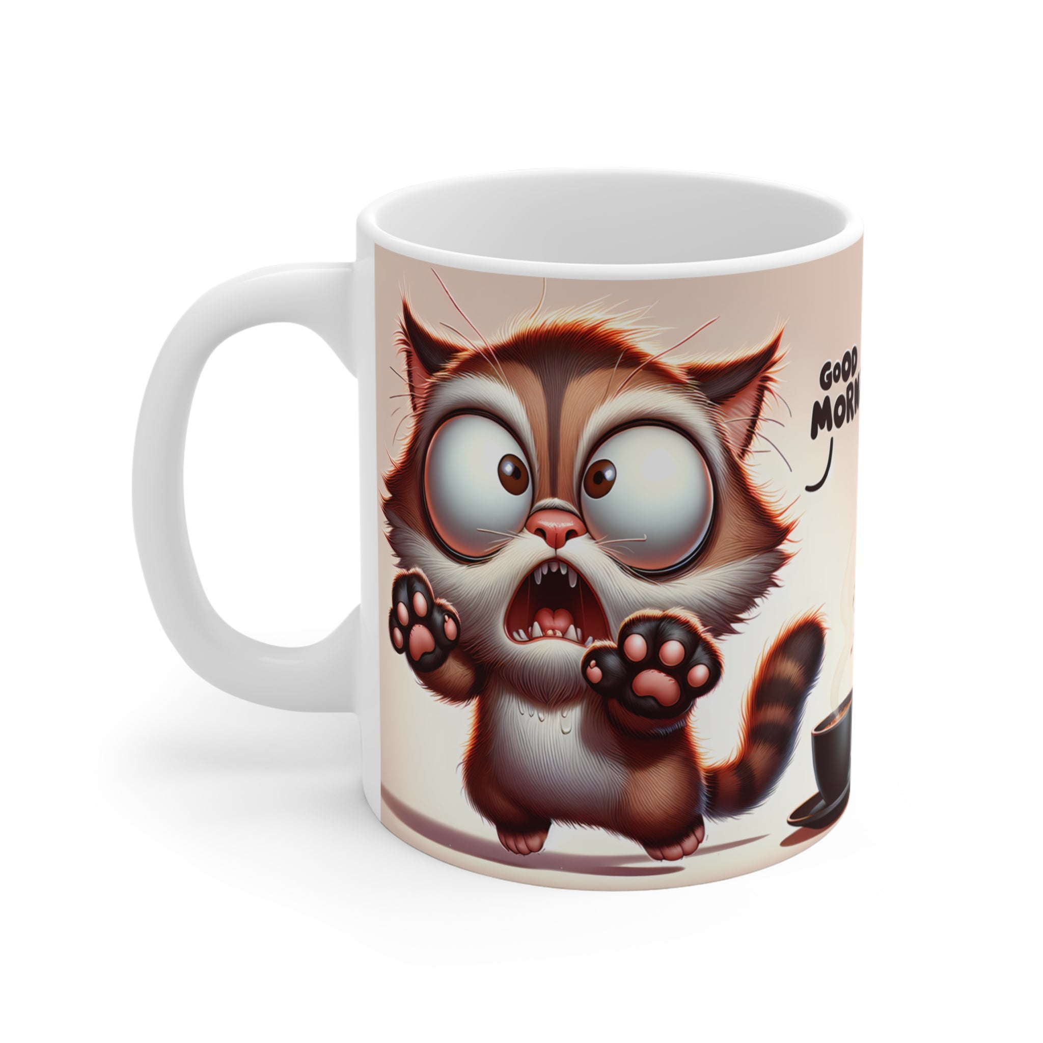 Good Morning Kedi Temalı Kupa