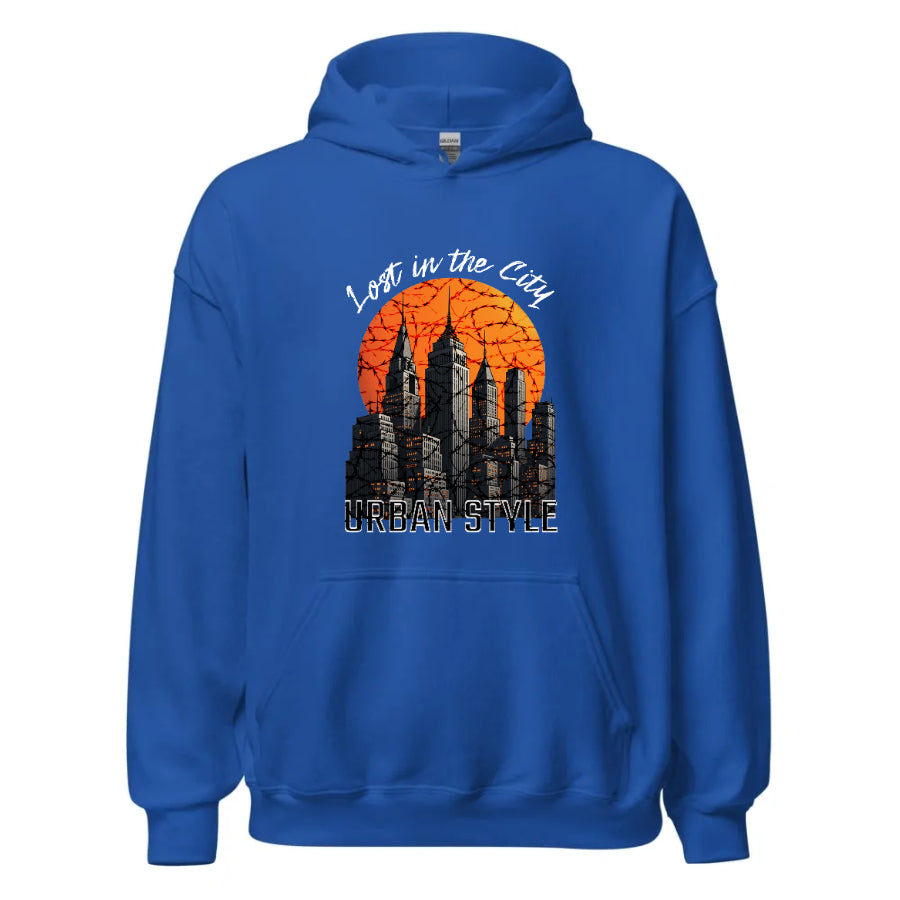 Lost in the City – Urban Unisex Hoodie