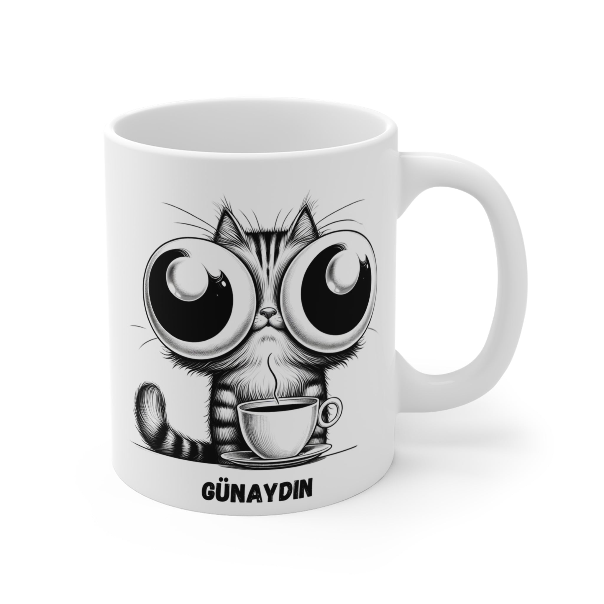 “Günaydın” Kedi Temalı Kupa