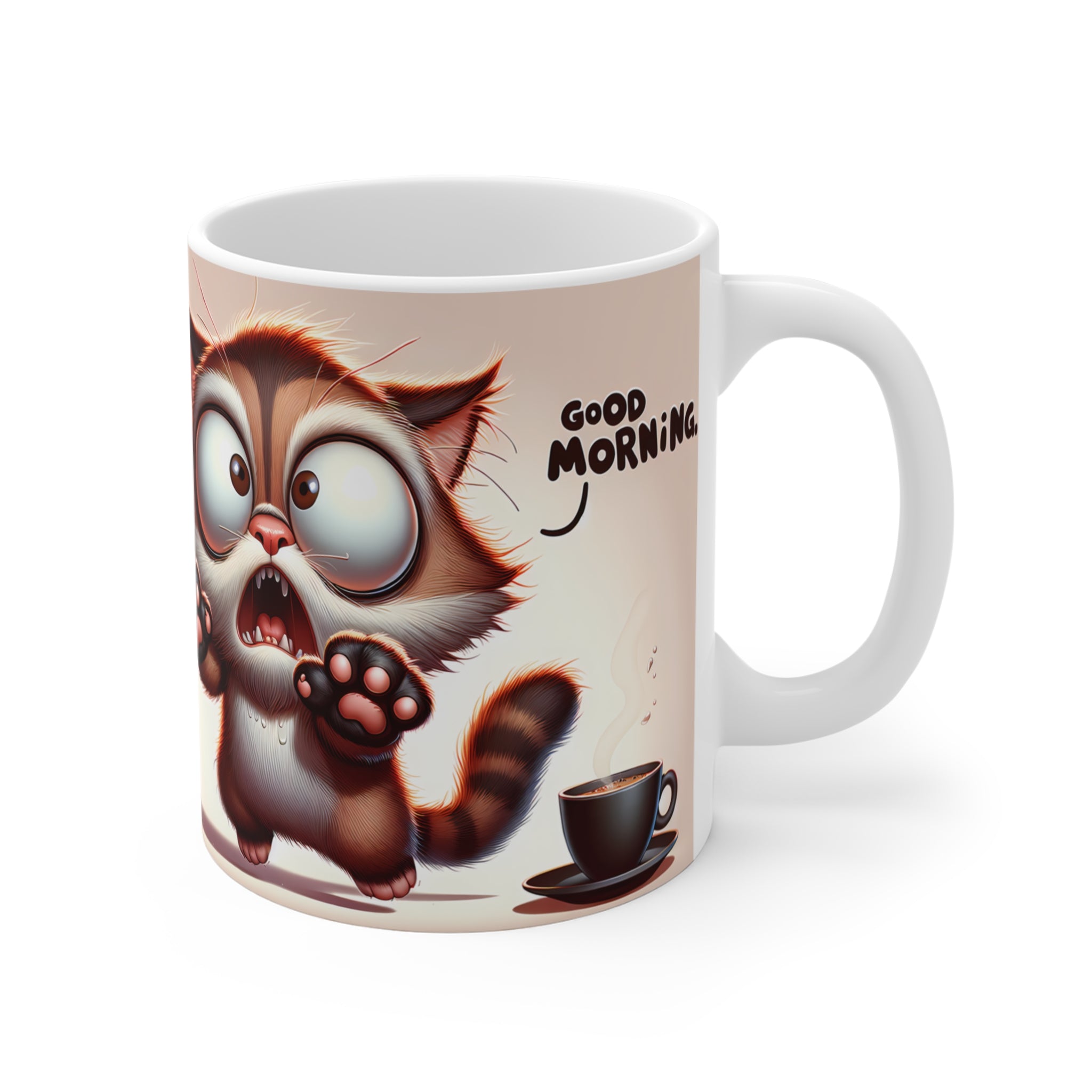 Good Morning Kedi Temalı Kupa