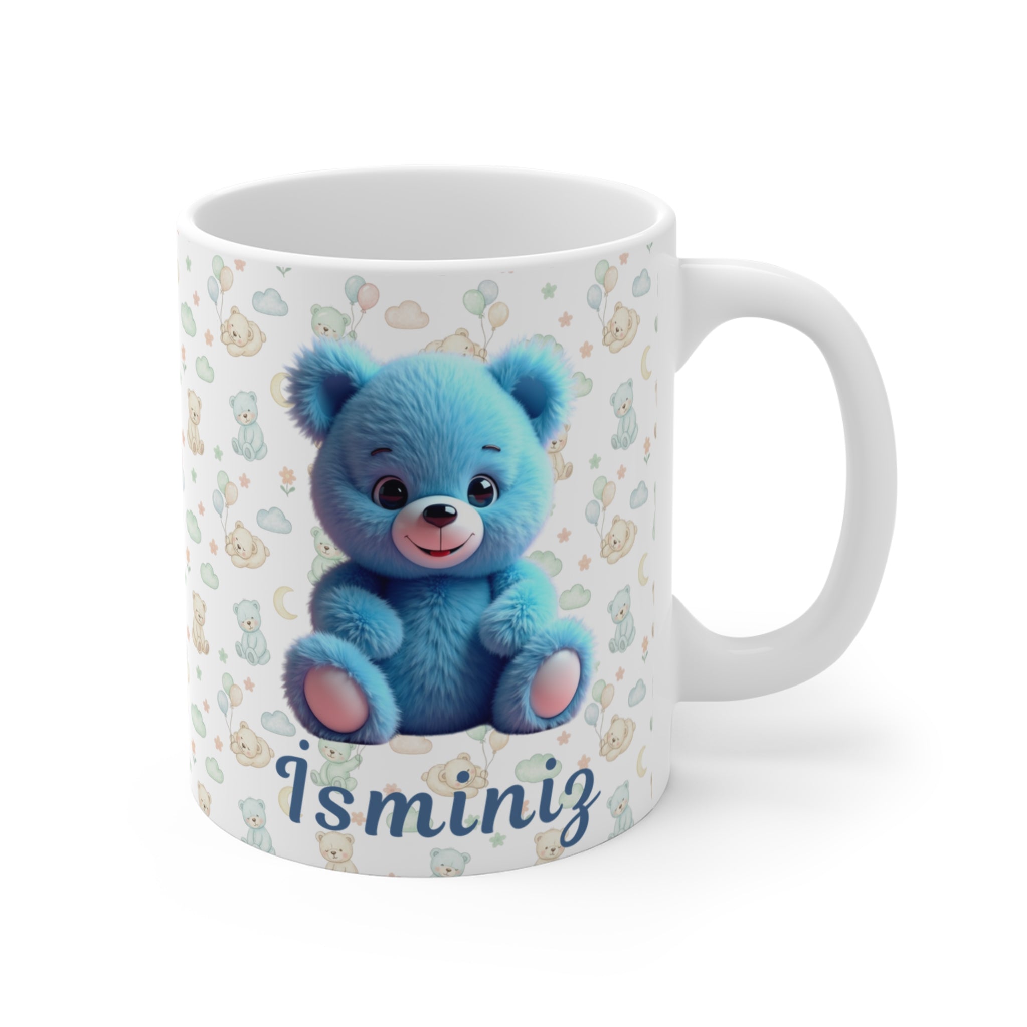Kişiye Özel Sevimli Ayıcık Kupa – İsimli Çocuk Kupası