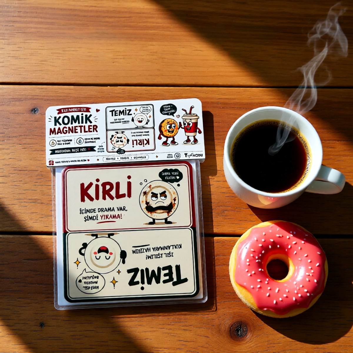 3'lü Komik Mutfak Magnet Seti