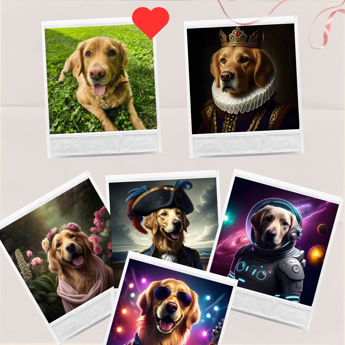 Royal Pet Portrait – Kişiye Özel Evcil Hayvan Portresi