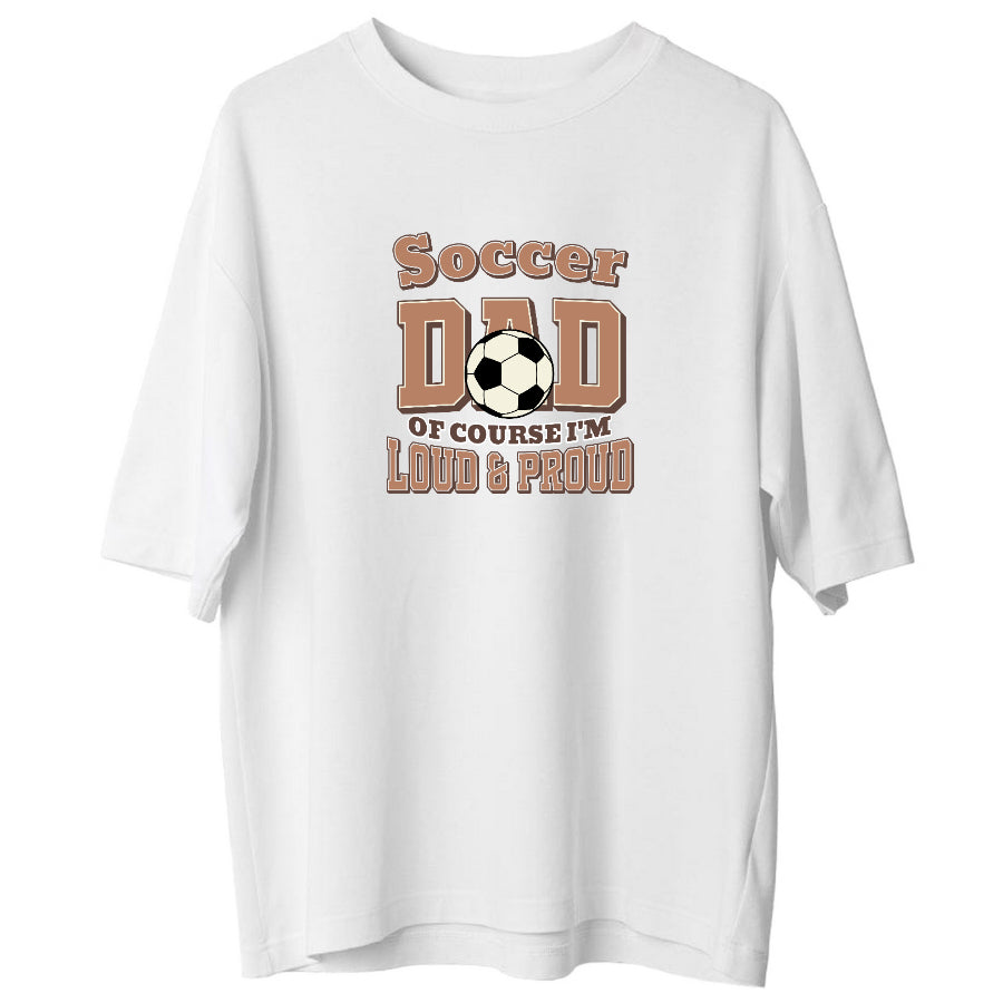 Soccer Dad Oversize Tişört – Rahat, Sportif ve Tarz Sahibi Babalar İçin