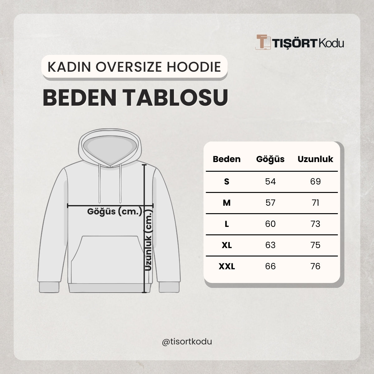 Volleyball Mom – Baskılı Kapüşonlu Oversize Sweatshirt