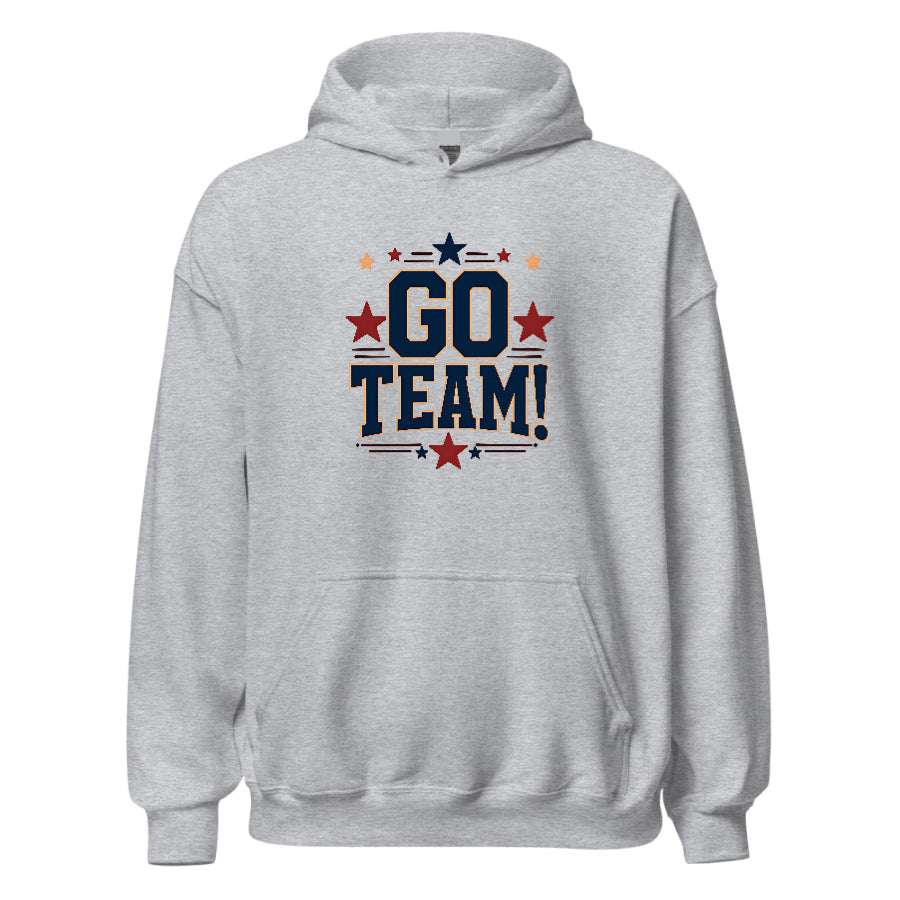GO TEAM! – Baskılı Kapüşonlu Regular Sweatshirt