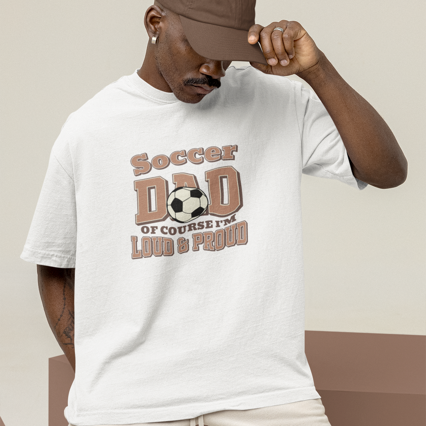 Soccer Dad Oversize Tişört – Rahat, Sportif ve Tarz Sahibi Babalar İçin