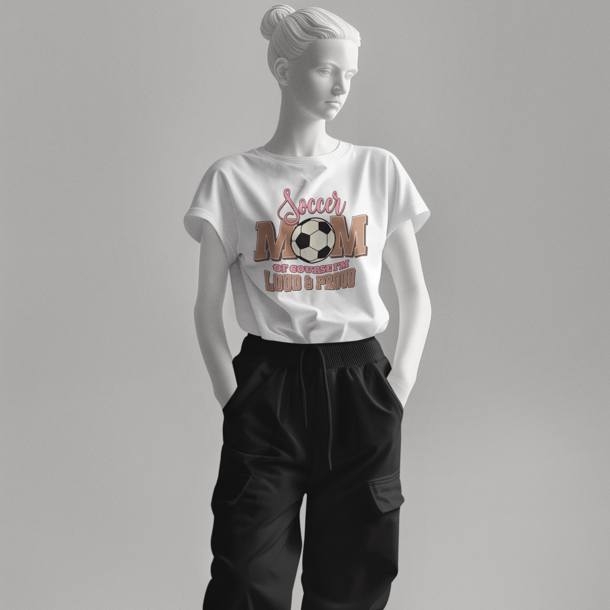 Soccer Mom Oversize Tişört – Rahat, Şık ve Sportif Stil