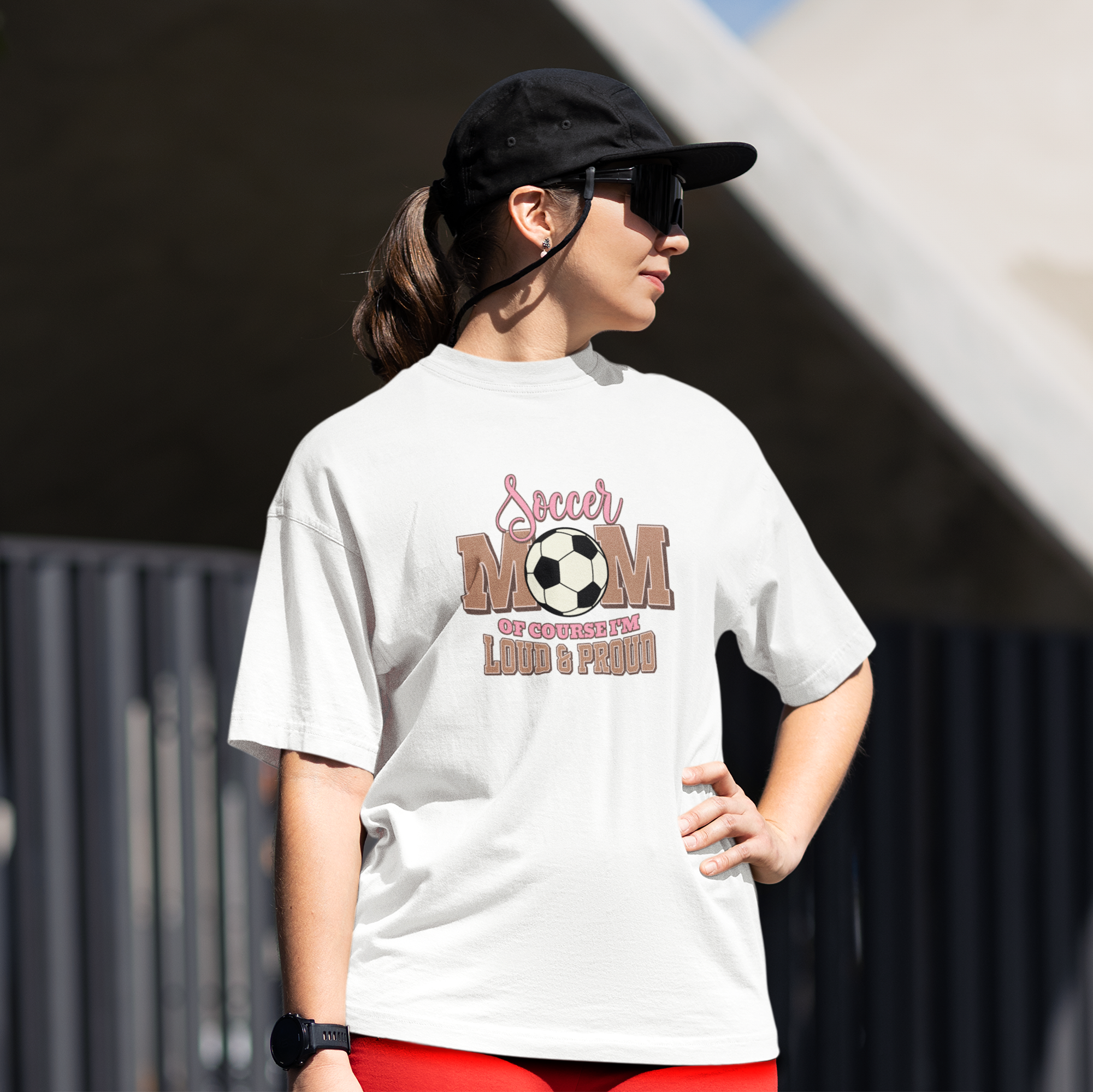 Soccer Mom Oversize Tişört – Rahat, Şık ve Sportif Stil