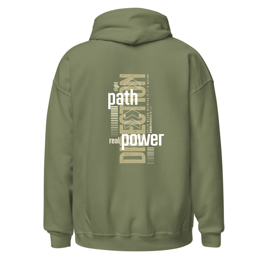 Right Path Real Power – Erkek Oversize Hoodie