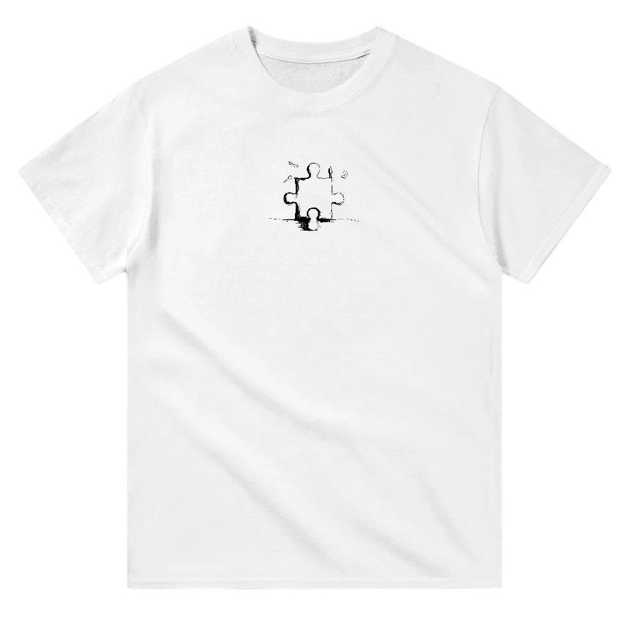 Lost Pieces – Sketch Puzzle Unisex Tişört